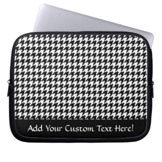 Protection Pour Ordinateur Portable Marque noire/blanche de mode stylisée