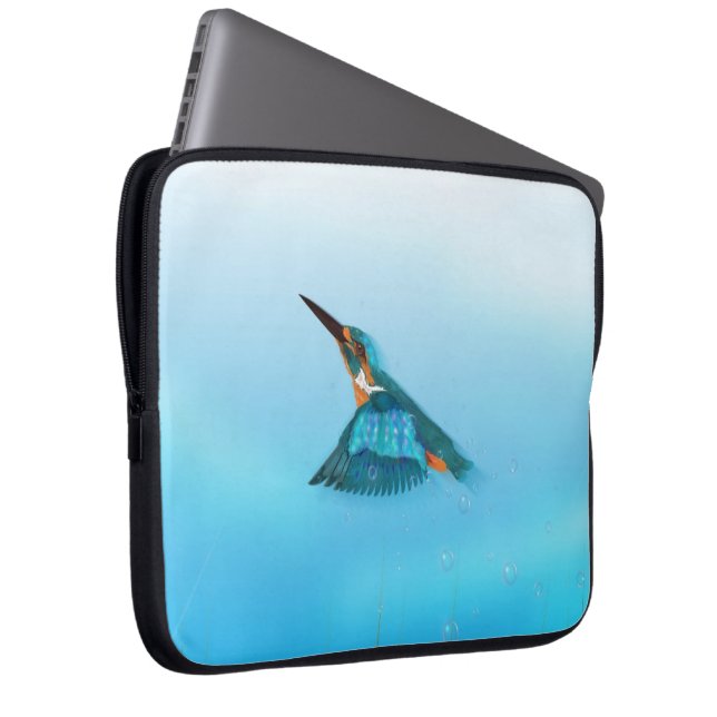Protection Pour Ordinateur Portable martin-pêcheur oiseau (Devant droit)