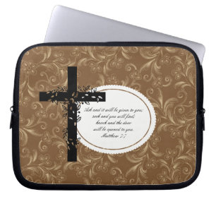 Protection Pour Ordinateur Portable Matthieu 7:7 Portable ou Manche de Portable Netboo