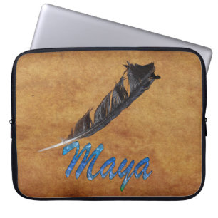 Protection Pour Ordinateur Portable MAYA Native American Feather Portable
