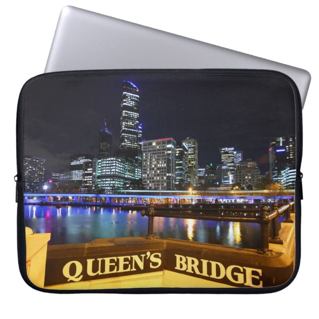 Protection Pour Ordinateur Portable Melbourne CBD Queens Bridge (Devant)