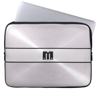Protection Pour Ordinateur Portable Métal en acier inoxydable brillant