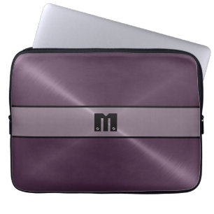 Protection Pour Ordinateur Portable Métal en acier inoxydable mauve 2