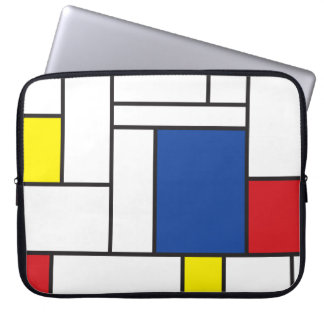 Protection Pour Ordinateur Portable Mondrian Minimaliste Géométrique De Stijl Art Mode