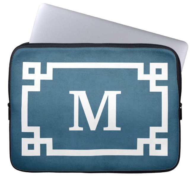 Protection Pour Ordinateur Portable Monogram design (Devant)