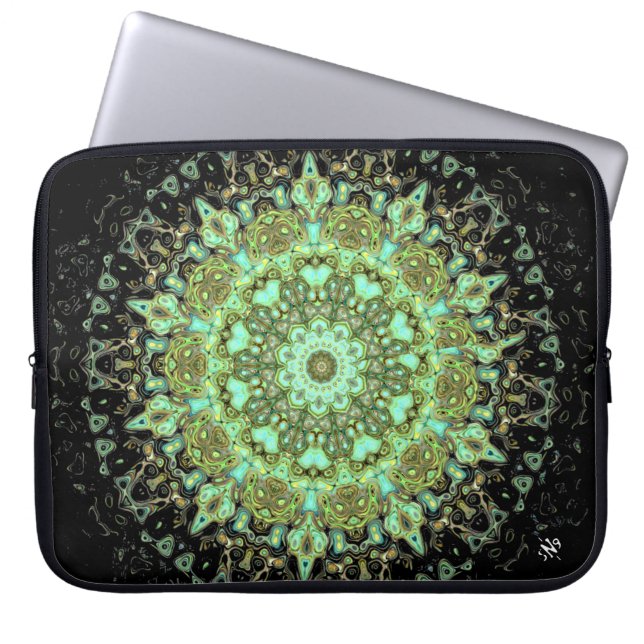 Protection Pour Ordinateur Portable Monstres mandala (Devant)