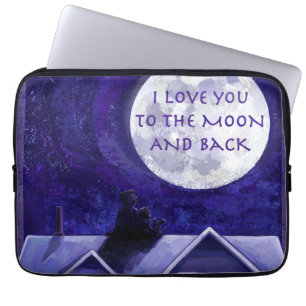 Protection Pour Ordinateur Portable Montre Lune