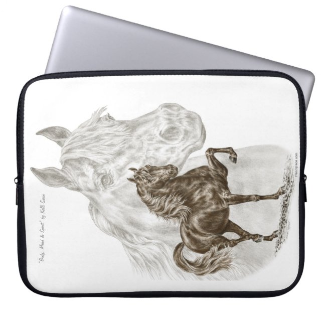 Protection Pour Ordinateur Portable Morgan Horse Art (Devant)