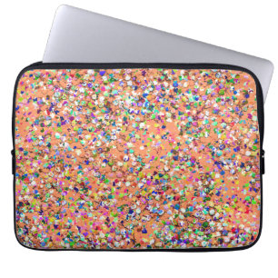 Protection Pour Ordinateur Portable Mosaïque multicolore Parties scintillant moderne G