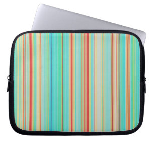 Protection Pour Ordinateur Portable Motif à bandes multiples