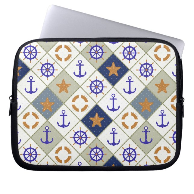 Protection Pour Ordinateur Portable Motif à thème marin 2 (Devant)