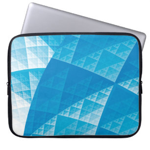 Protection Pour Ordinateur Portable Motif abstrait bleu