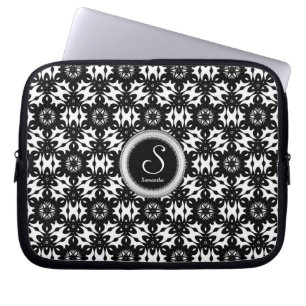Protection Pour Ordinateur Portable Motif Batik Tribal Monogramme 10in Carnet tablette