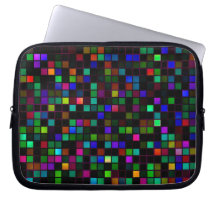 Motif Carré coloré "Meteor Shower"