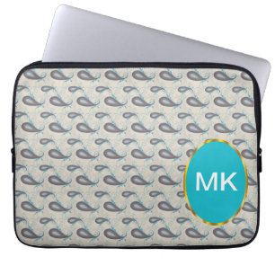 Protection Pour Ordinateur Portable Motif Champagne Paisley