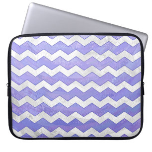 Protection Pour Ordinateur Portable Motif Chevron Soleil Violet
