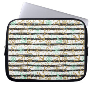 Protection Pour Ordinateur Portable Motif d'ancre flottante