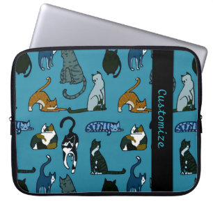 Protection Pour Ordinateur Portable Motif de chat Kitty Corner