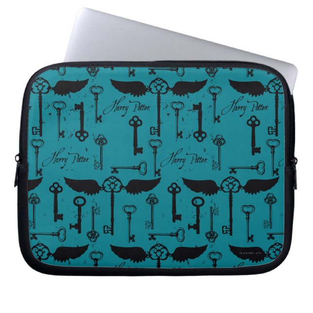 Protection Pour Ordinateur Portable Motif de clés volantes HARRY POTTER™ (Devant)