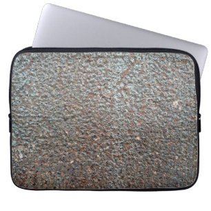 Protection Pour Ordinateur Portable Motif de corrosion du métal marron