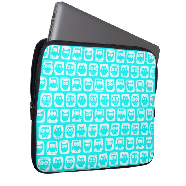 Protection Pour Ordinateur Portable Motif de la Chouette blanche (Devant droit)