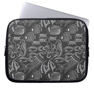 Protection Pour Ordinateur Portable Motif de la mer Noire