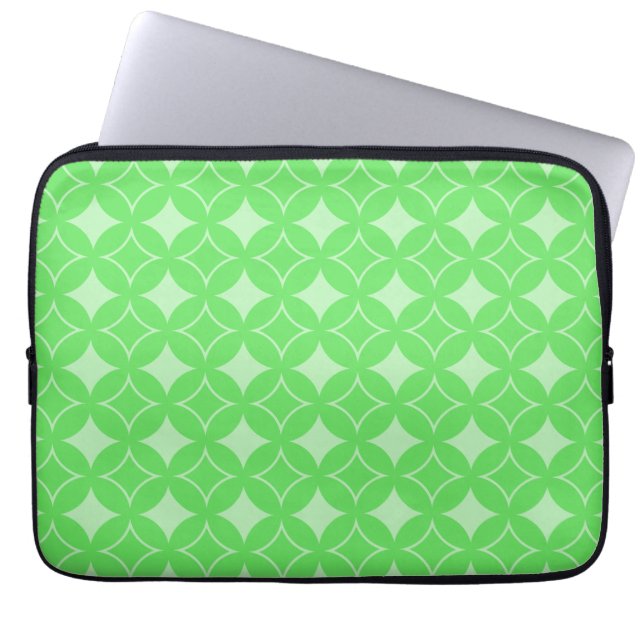 Protection Pour Ordinateur Portable Motif de shippo vert citron (Devant)