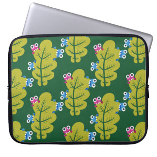 Protection Pour Ordinateur Portable Motif Feuille vert mignon