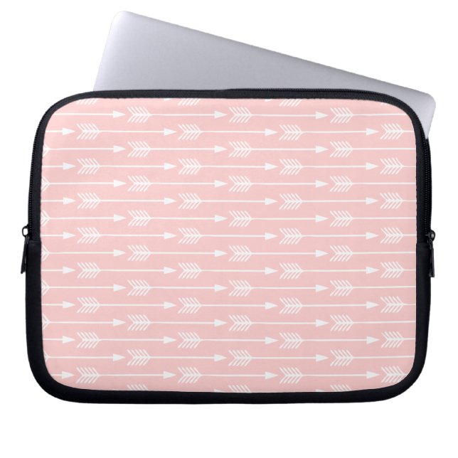 Protection Pour Ordinateur Portable Motif Flèches roses (Devant)