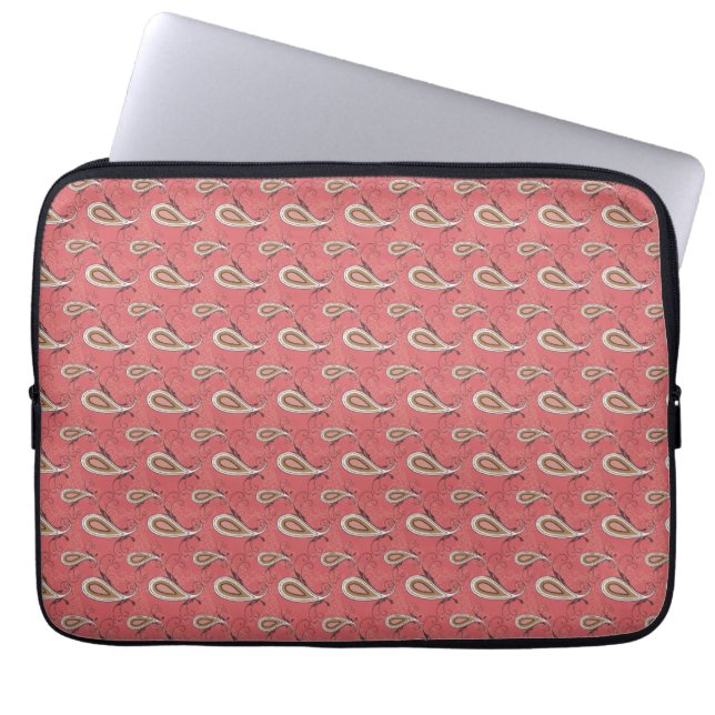 Protection Pour Ordinateur Portable Motif Foxglove Petal Paisley (Devant)