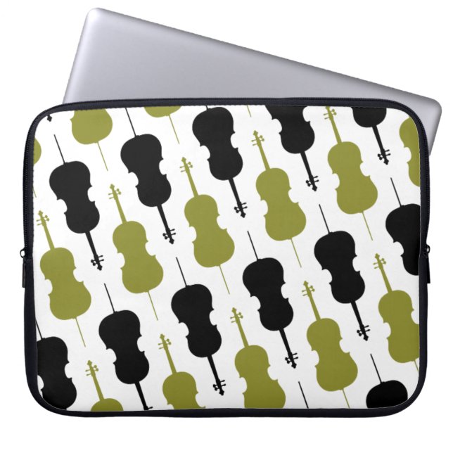 Protection Pour Ordinateur Portable Motif musical Cello (Devant)