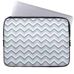 Protection Pour Ordinateur Portable Motif Ocean Mist Chevron