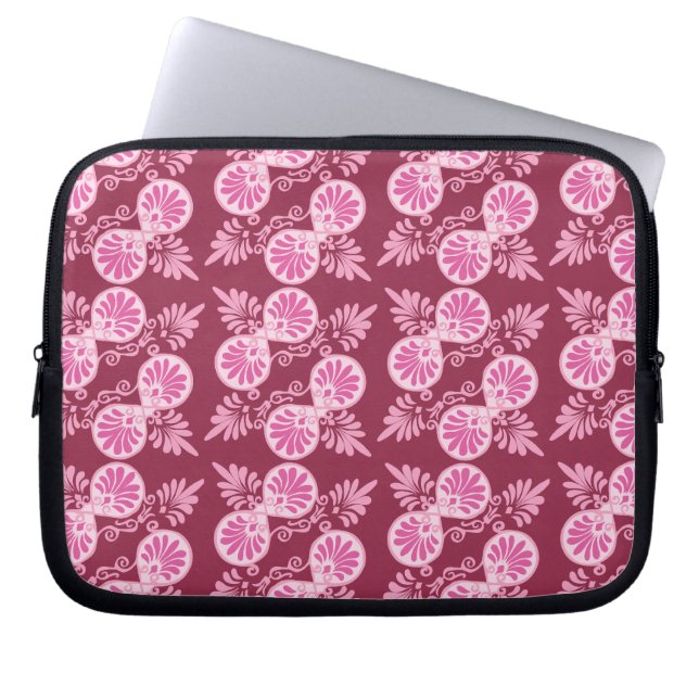 PROTECTION POUR ORDINATEUR PORTABLE MOTIF ROSE (Devant)