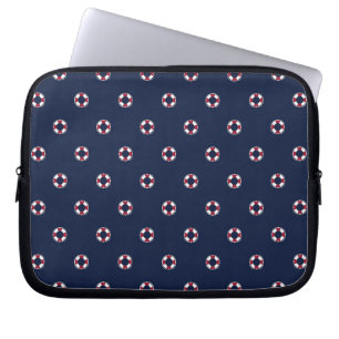 Protection Pour Ordinateur Portable Motif rouge et blanc de balise