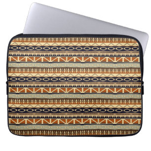 Protection Pour Ordinateur Portable motif sans couture africain ethnique