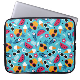 Protection Pour Ordinateur Portable Motif sans couture de vacances tropicales