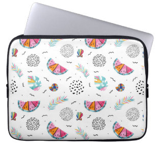 Protection Pour Ordinateur Portable Motif tropical d'été de style de Memphis