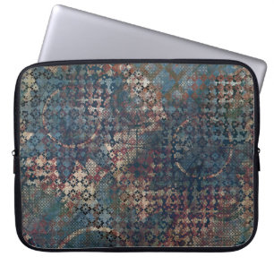 Protection Pour Ordinateur Portable Motifs sales avec le patchwork malpropre des