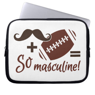 Protection Pour Ordinateur Portable Moustache et manche pour ordinateur portable de fo