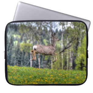 Protection Pour Ordinateur Portable Mule Bond Deer & Forest Faune Animale Photo