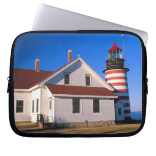 Protection Pour Ordinateur Portable NA, États-Unis, Maine. Phare de West Quoddy à pro