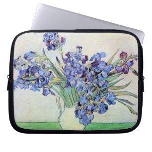Protection Pour Ordinateur Portable Nature morte au vase aux iris par Vincent van Gogh
