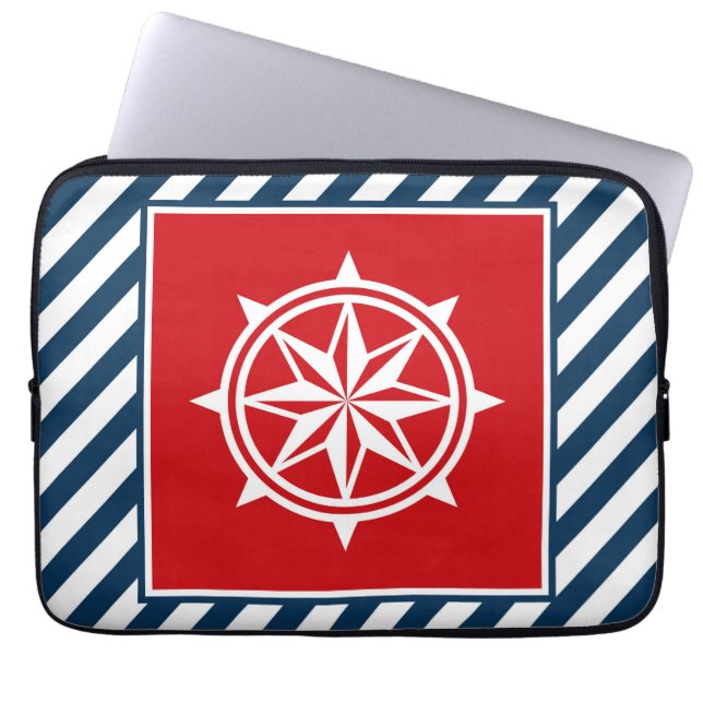 Protection Pour Ordinateur Portable Nautical themed design (Devant)