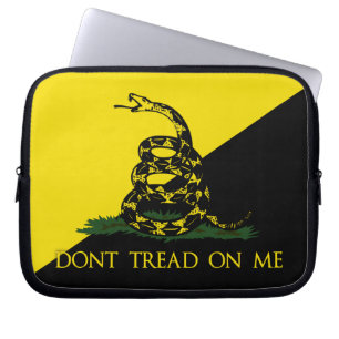 Protection Pour Ordinateur Portable Ne marchez pas sur moi le drapeau d'anarchiste