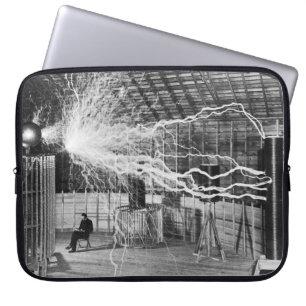 Protection Pour Ordinateur Portable Nikola Tesla à son laboratoire de Colorado
