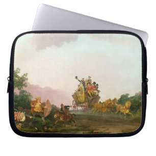 Protection Pour Ordinateur Portable Noceurs sur un entraîneur, c.1785-90 (huile sur l