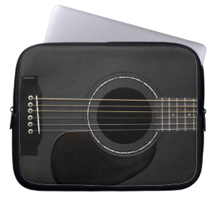 Protection Pour Ordinateur Portable Noir de guitare