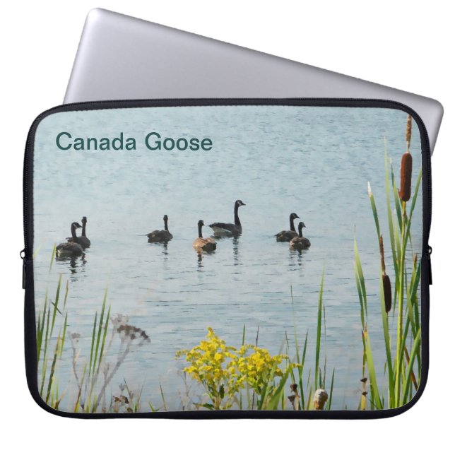 Protection Pour Ordinateur Portable Oies Et Cattons Du Canada (Devant)