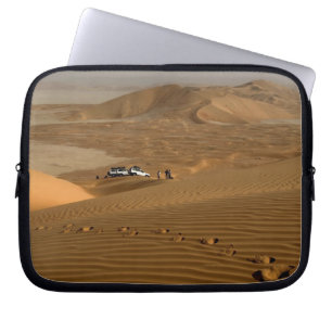 Protection Pour Ordinateur Portable Oman, désert Rub Al Khali, roulant sur les dunes
