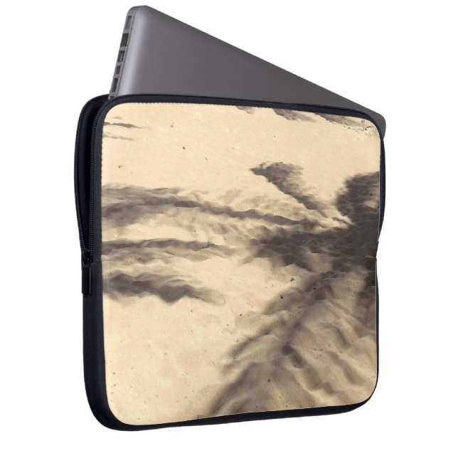 Protection Pour Ordinateur Portable Ombres sur le sable (Devant droit)